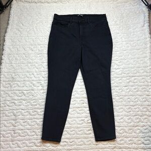 Express Perfect Curves High Rise Ankle Legging Black Skinny Jeans Size 10R